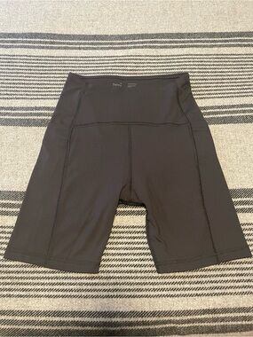 Thinx Small Black High-Waist Cycle Shorts Moderate